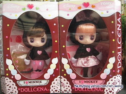 Dollcena朵莎娜．情人節限定版的MICKEY與MINNIE-01.jpg