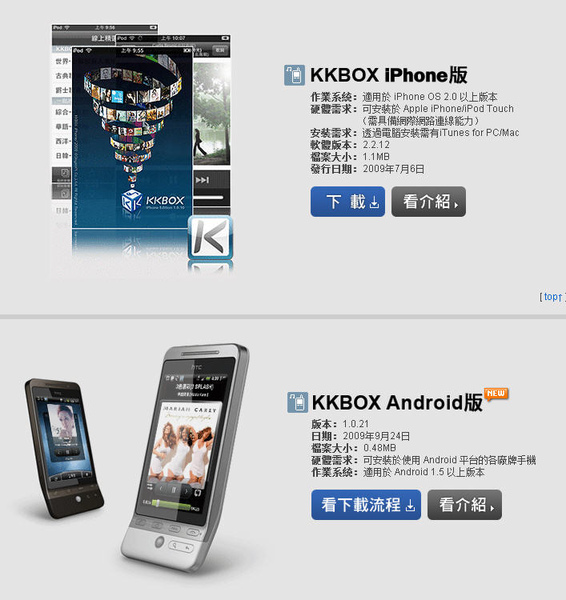 KKBox for iPhone Android
