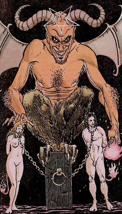 Universal Tarot - Devil