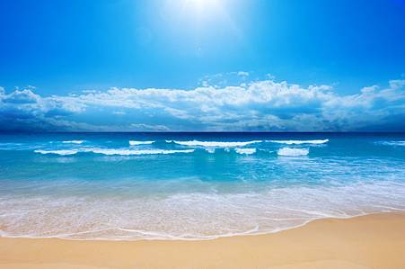 Calm Beach and Sea Calm Beach and Sea
