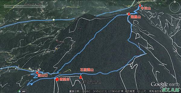 20130920石壁潭山小O航跡圖 20130920石壁潭山小O航跡圖