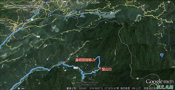 20130919曩嘴西南峰航跡圖a 20130919曩嘴西南峰航跡圖a