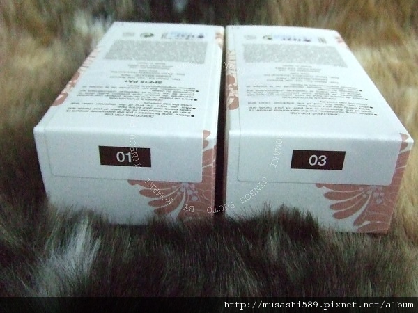 這次只買色號01和03 這次只買色號01和03