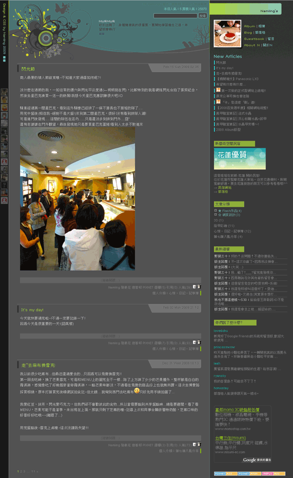 2009 Blog