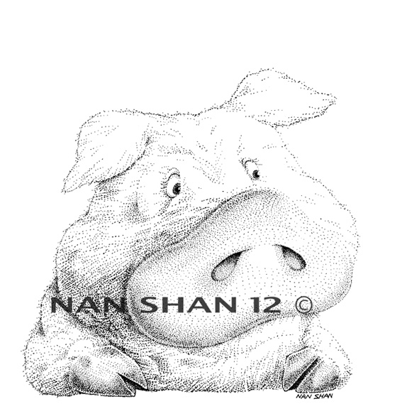 第一版十二生肖限量針筆畫 ( 售罄 ) 第一版十二生肖限量針筆畫 ( 售罄 )