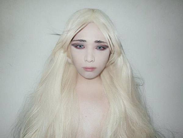 *兔兔專欄* 萬聖節白髮魔女彩妝