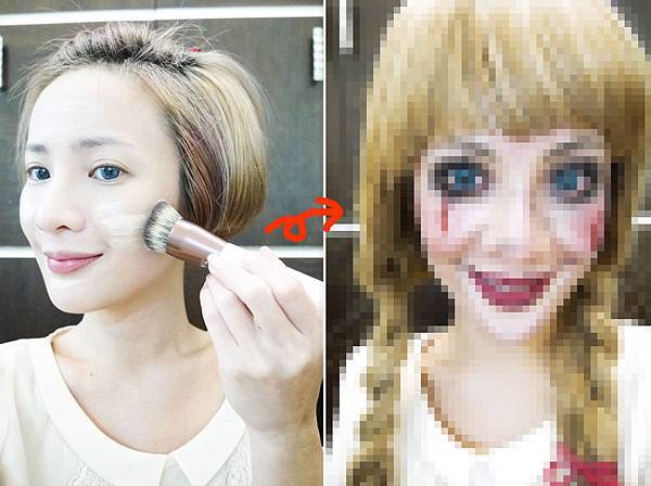 ♥愛變身♥年度萬聖趴必學!!2014經典紅人(?)安娜貝爾來啦~
