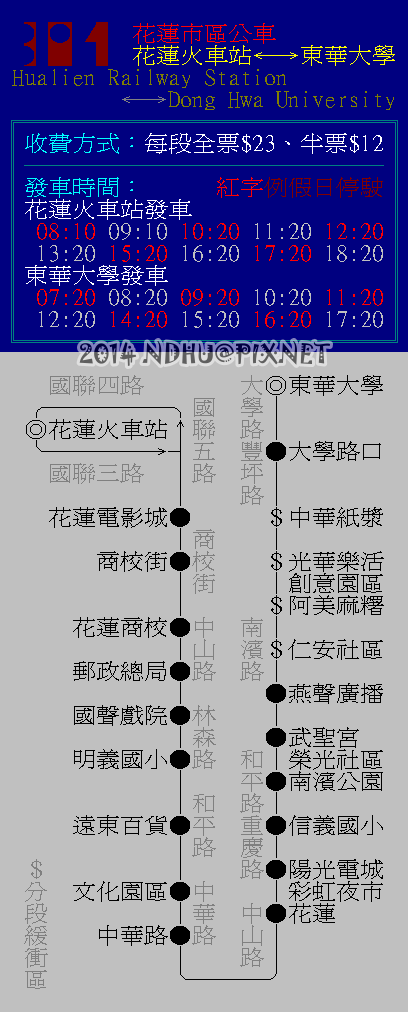 20140625_花蓮市區公車301花蓮火車站←→東華大學(預計2014年06月底營運).gif