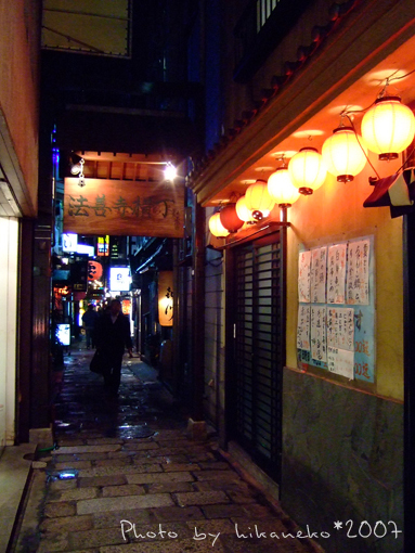 2007_1130086道頓堀‧法善寺橫丁入口.JPG 2007_1130086道頓堀‧法善寺橫丁入口.JPG