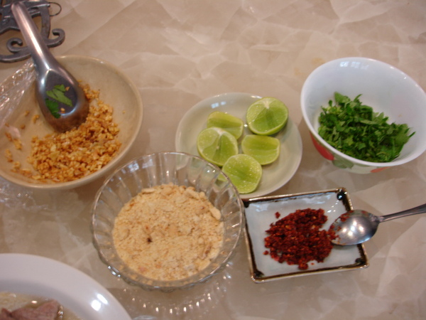 泰式米粉湯-佐料 泰式米粉湯-佐料