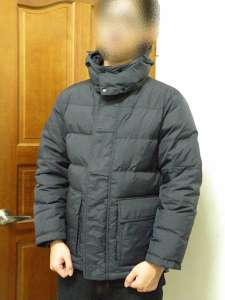 羽絨外套實穿扣上