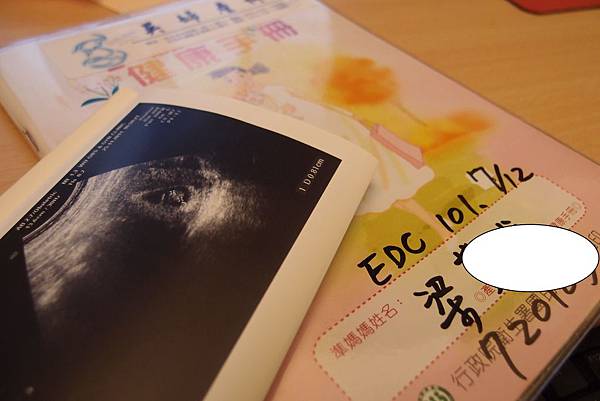 媽咪手冊到手了:P