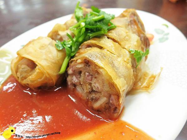 【新莊夜市】林家香菇赤肉焿-現做現炸雞捲 【新莊夜市】林家香菇赤肉焿-現做現炸雞捲