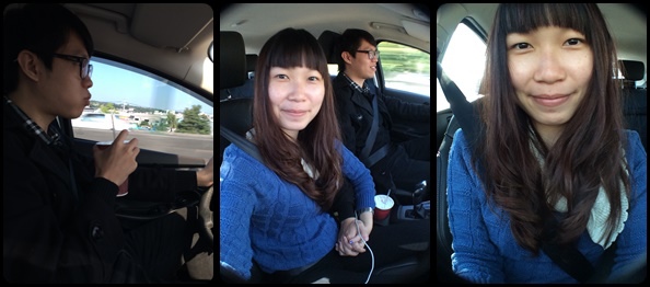 前往新竹的路上!!