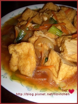 紅燒油豆腐 紅燒油豆腐