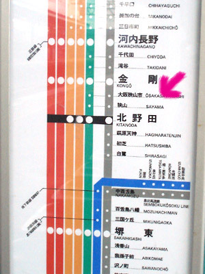 去大阪狭山池博物館電車 去大阪狭山池博物館電車