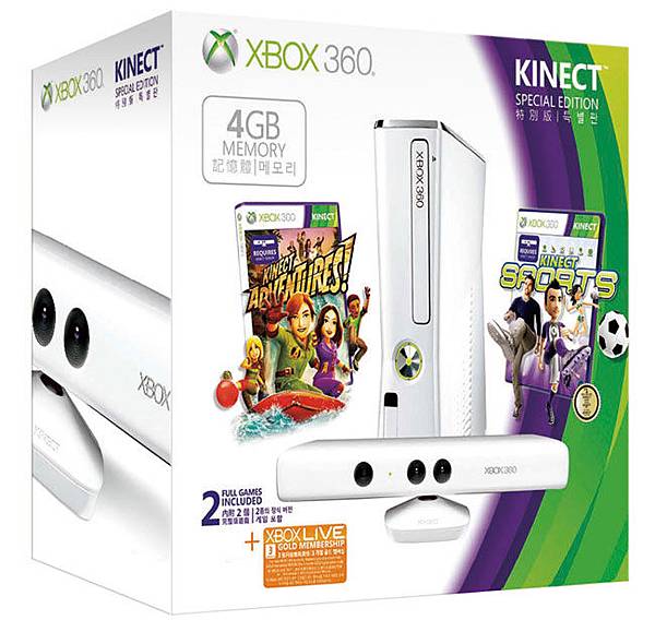 XBOX360 4G(冰晶白)2