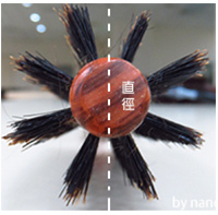 圓梳子直徑測量法