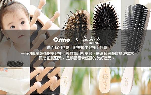 黃金梳好朋友 _ 櫸木豬鬃梳