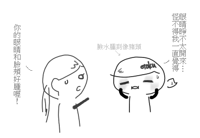 臉腫的像豬頭 臉腫的像豬頭