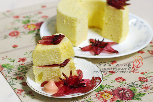 洛神花夾心蛋糕 洛神花夾心蛋糕