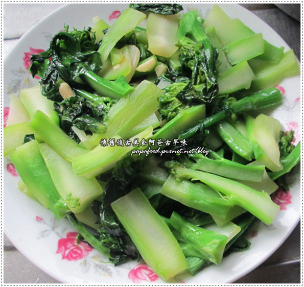 蒜蓉炒芥蘭 蒜蓉炒芥蘭