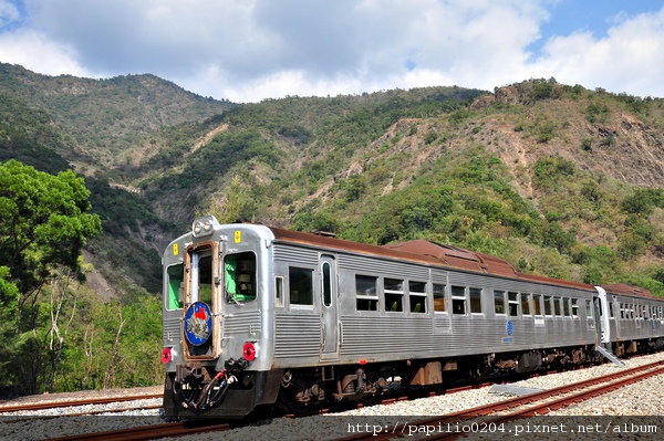 停在枋野站的光華號柴聯車DR2700型