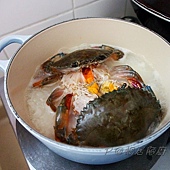 蒜香膏蟹飯 - 下鍋 蒜香膏蟹飯 - 下鍋