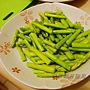 蕃茄蘆筍筆尖麵 - 炒好備用的蘆筍 蕃茄蘆筍筆尖麵 - 炒好備用的蘆筍