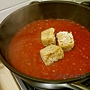 蕃茄蘆筍筆尖麵 - 用蕃茄泥 & 焦糖洋蔥煮醬汁