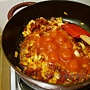 西班牙香腸雞肉鐵鍋飯 - 加進蕃茄 西班牙香腸雞肉鐵鍋飯 - 加進蕃茄