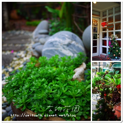 布的花園。綠意