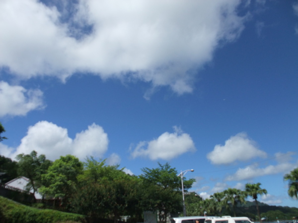 幾乎跟親愛的出來都是大好天氣