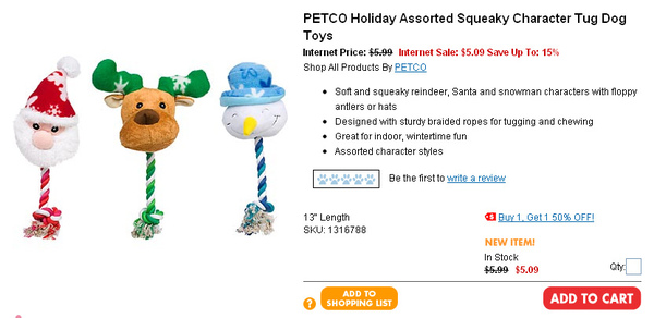 PETCO Holiday Assorted Squeaky Character Tug Dog Toys  page.jpg