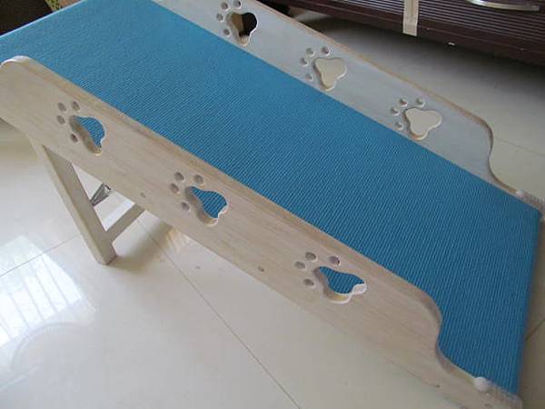 客訂 復古刷白(護欄型)寵物斜坡梯 狗狗樓梯 petlamode