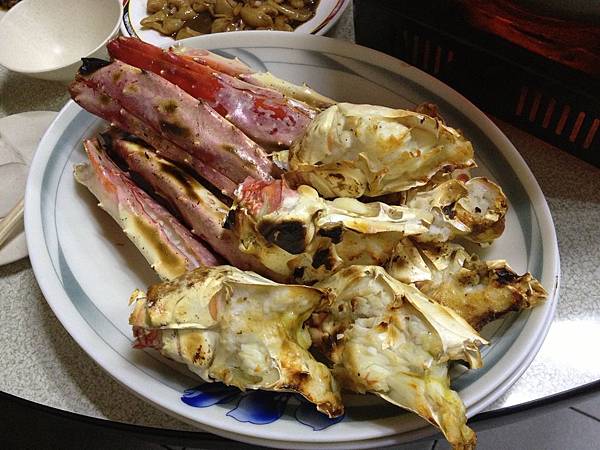 烤帝王蟹腳