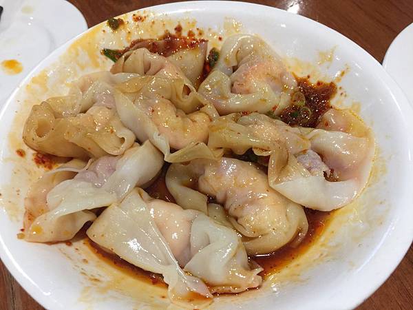 紅油抄手(蝦肉) 紅油抄手(蝦肉)