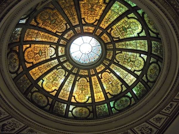芝加哥文化中心彩繪玻璃