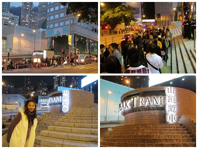 D2-超多人在排隊等著搭山頂纜車到太平山看夜景