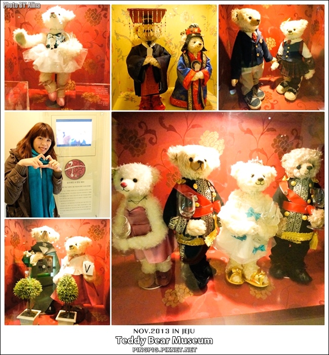 teddy bear museum,changdeokgung palace 韩国 泰迪熊博物馆 西归浦中文观光区 teddy bear museum