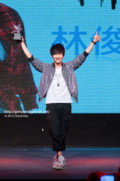 粉絲最愛人氣男藝人-林俊傑(2012Milk年度大賞暨週年派對)