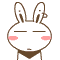 (捏左臉的兔子)給晴 (捏左臉的兔子)給晴