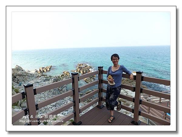 中途休息站眺望日本海