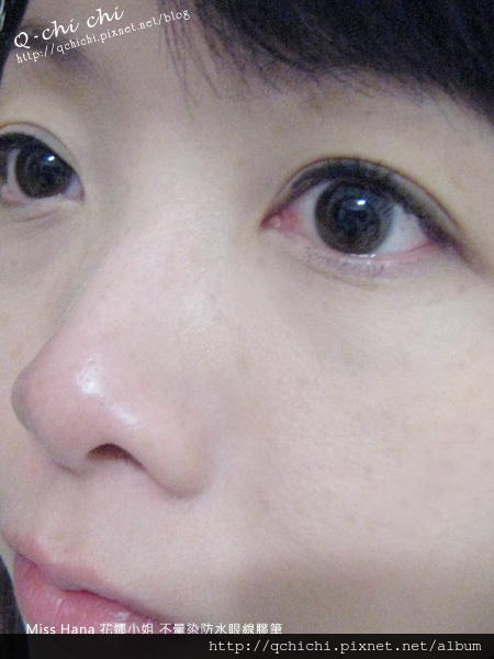 Miss Hana 花娜小姐 不暈染防水眼線膠筆-試色