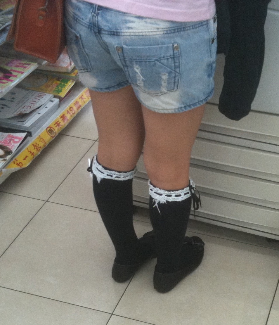 黑襪白蕾絲 黑襪白蕾絲