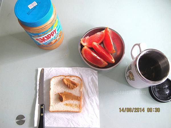 Raine減肥第一天～早餐～