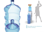 可堆疊水瓶 (Stackable Bottle)
