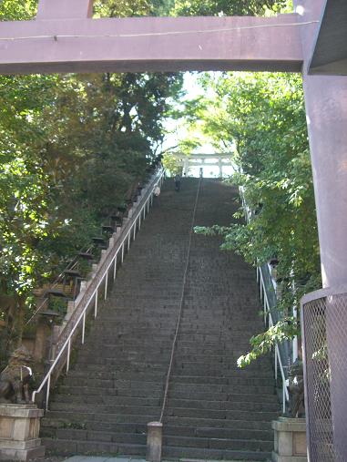 愛宕神社,從下往上看 愛宕神社,從下往上看