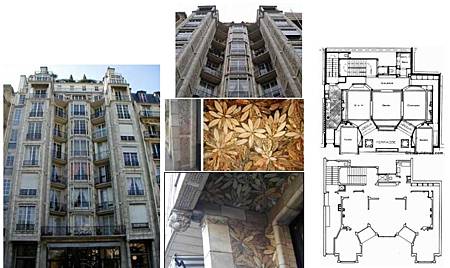 Plan of Rue Franklin Apartment House2