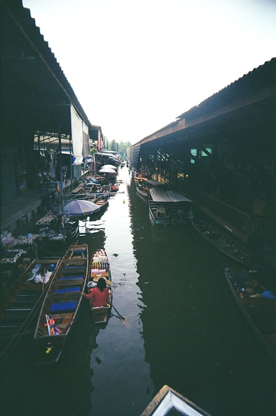 早上的水上市場